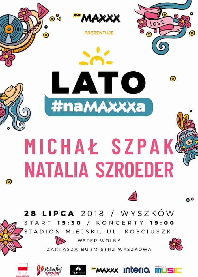 Michał Szpak 28 lipca w ramach trasy "Lato na MAXXXA" wystąpi na koncercie plenerowym w Wyszkowie 