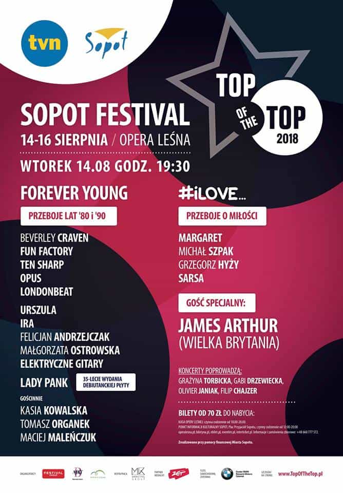 Michał Szpak, Sopot Festival Top Of The Top 2018